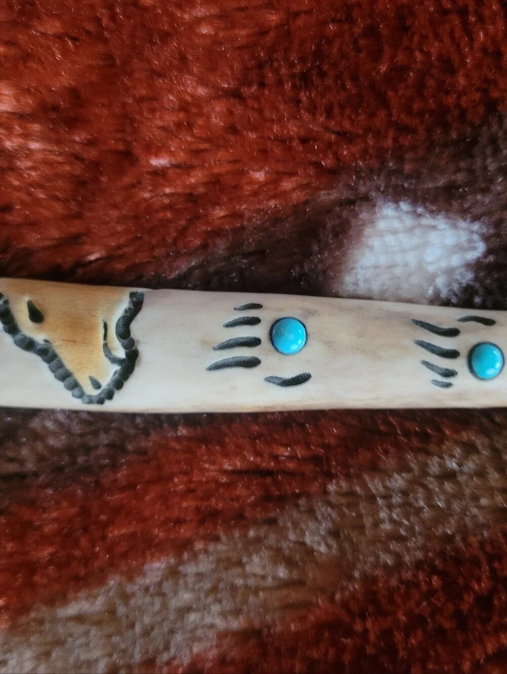 Handmade Antler Handle Knife Made By Award Winning Artist Ted Miller.